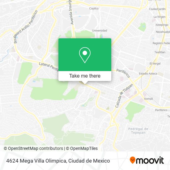 Mapa de 4624 Mega Villa Olimpica