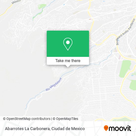 Abarrotes La Carbonera map