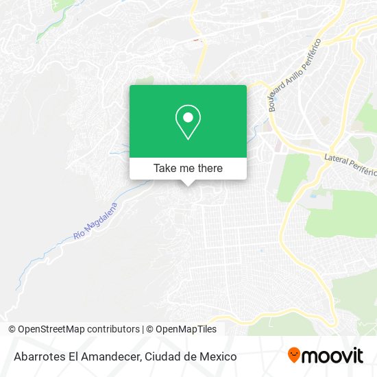 Abarrotes El Amandecer map