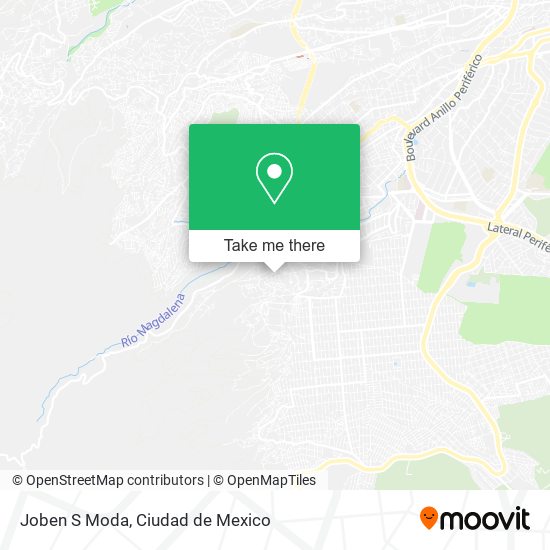 Joben S Moda map