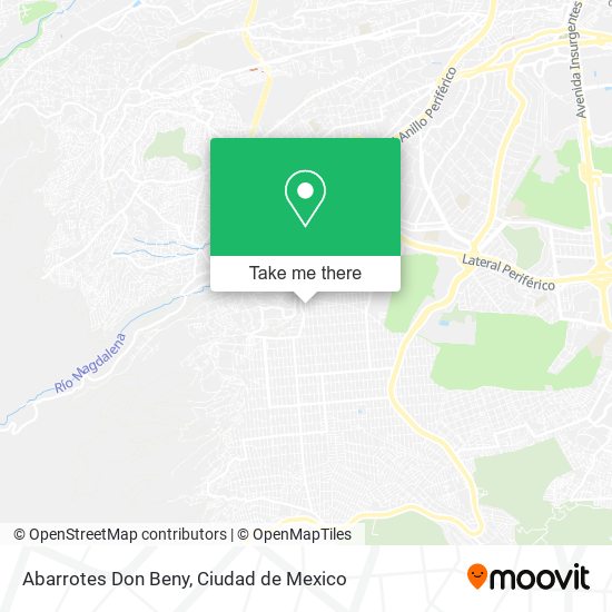 Abarrotes Don Beny map