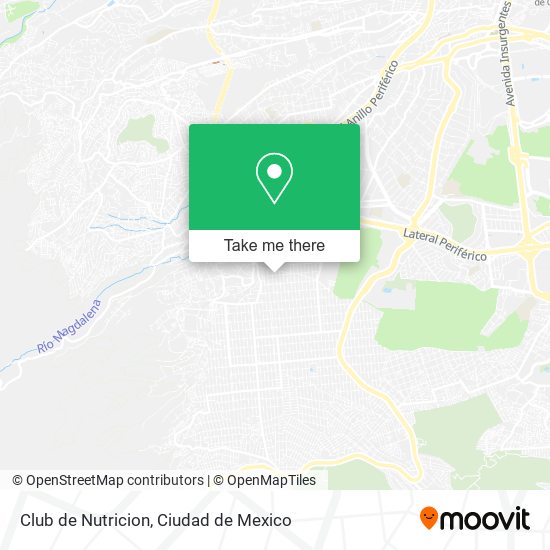 Club de Nutricion map