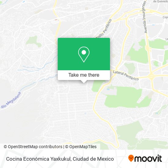 Cocina Económica Yaxkukul map