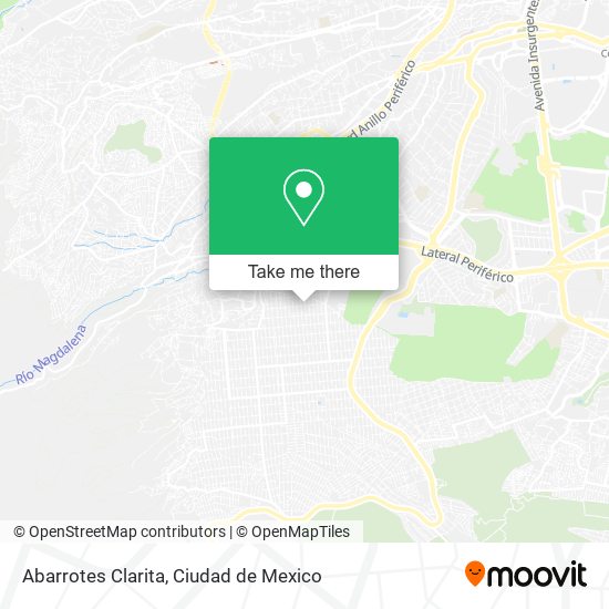 Mapa de Abarrotes Clarita