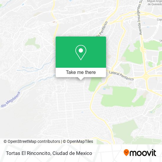 Tortas El Rinconcito map