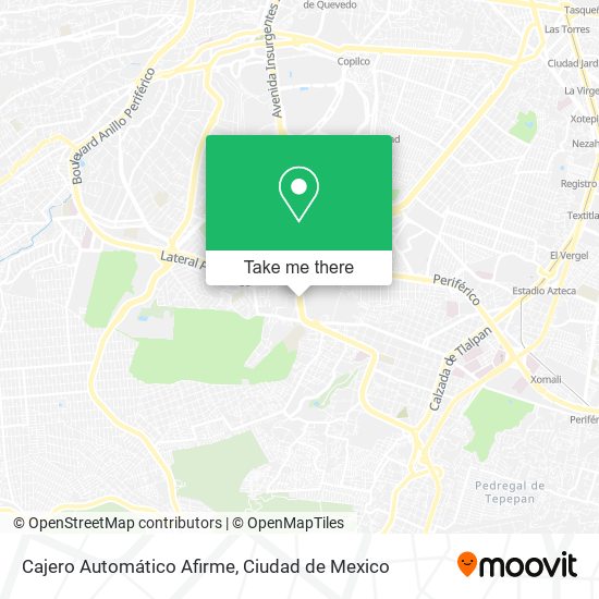 Cajero Automático Afirme map