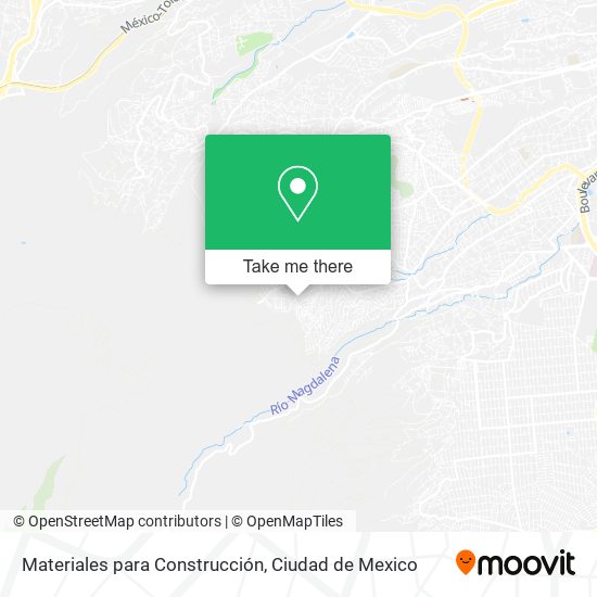 Mapa de Materiales para Construcción