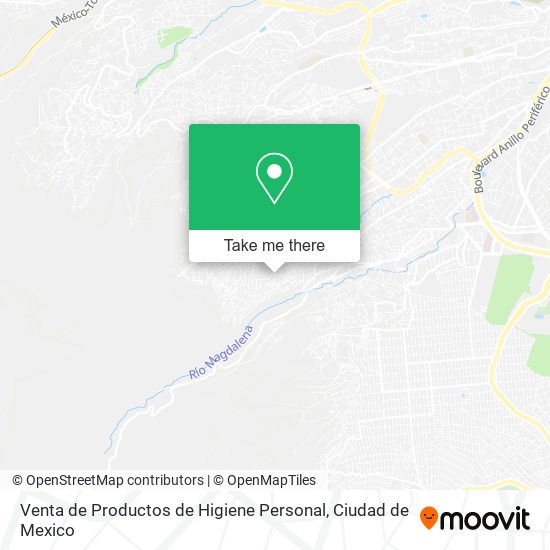 Mapa de Venta de Productos de Higiene Personal