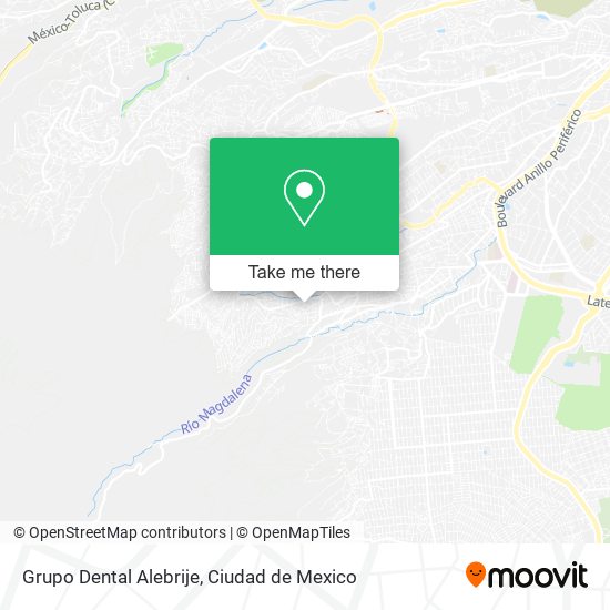 Grupo Dental Alebrije map