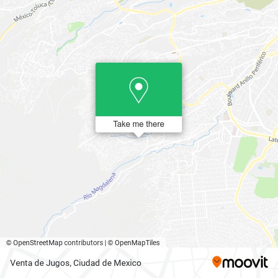 Venta de Jugos map