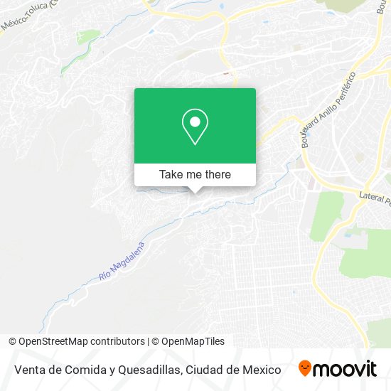 Venta de Comida y Quesadillas map