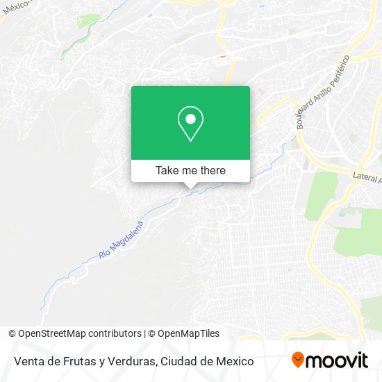 Venta de Frutas y Verduras map