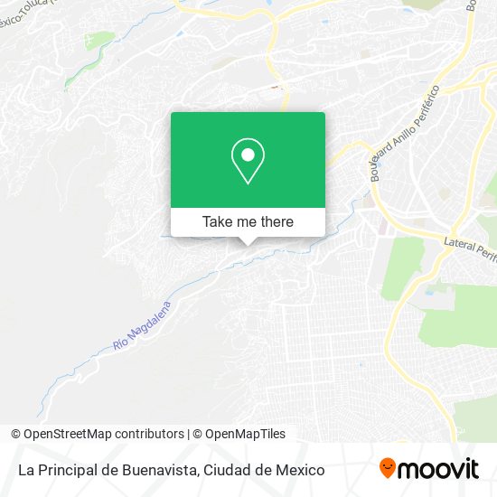 Mapa de La Principal de Buenavista