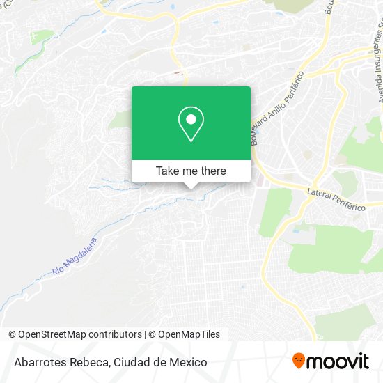 Abarrotes Rebeca map