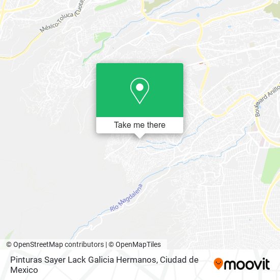Mapa de Pinturas Sayer Lack Galicia Hermanos
