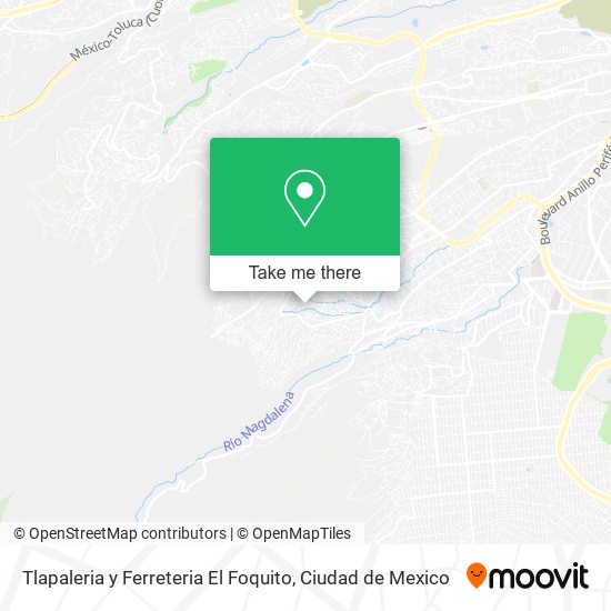 Mapa de Tlapaleria y Ferreteria El Foquito