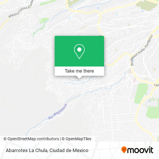 Abarrotes La Chula map