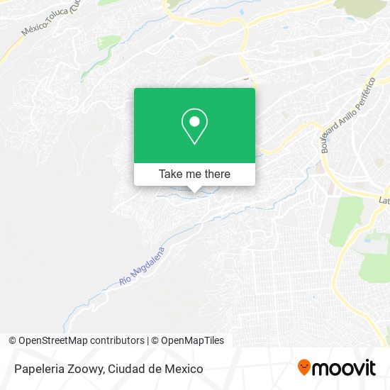 Papeleria Zoowy map