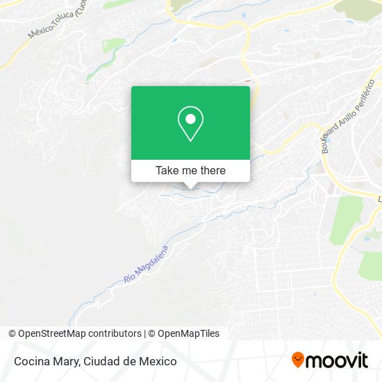 Cocina Mary map