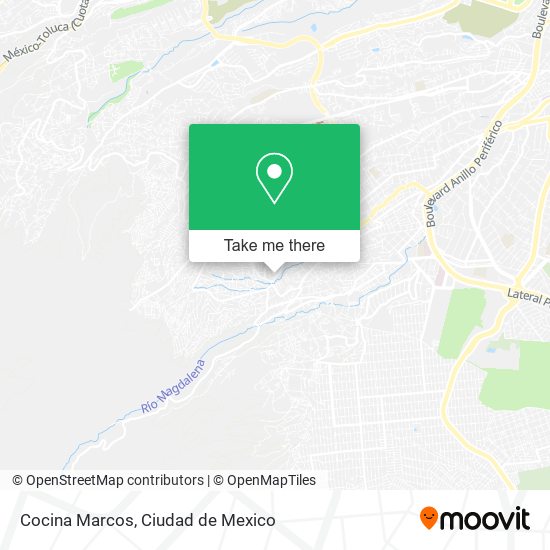 Cocina Marcos map