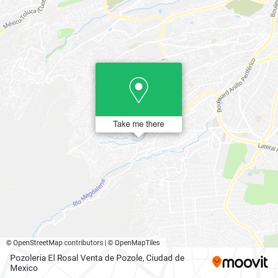 Pozoleria El Rosal Venta de Pozole map