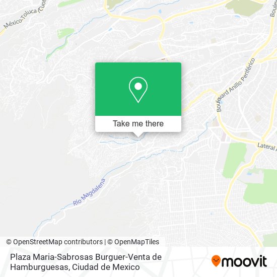 Mapa de Plaza Maria-Sabrosas Burguer-Venta de Hamburguesas