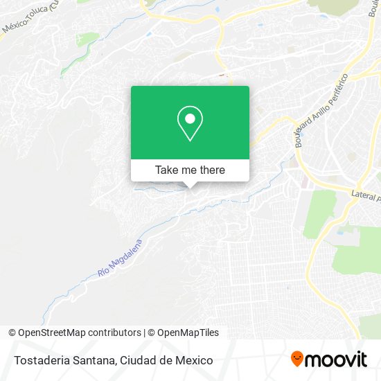 Mapa de Tostaderia Santana