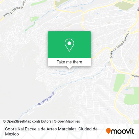 Cobra Kai Escuela de Artes Marciales map