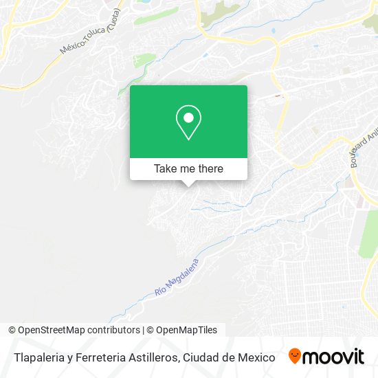 Tlapaleria y Ferreteria Astilleros map