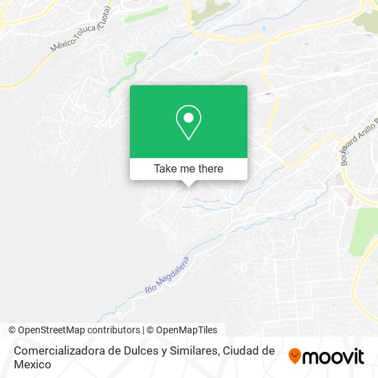 Comercializadora de Dulces y Similares map