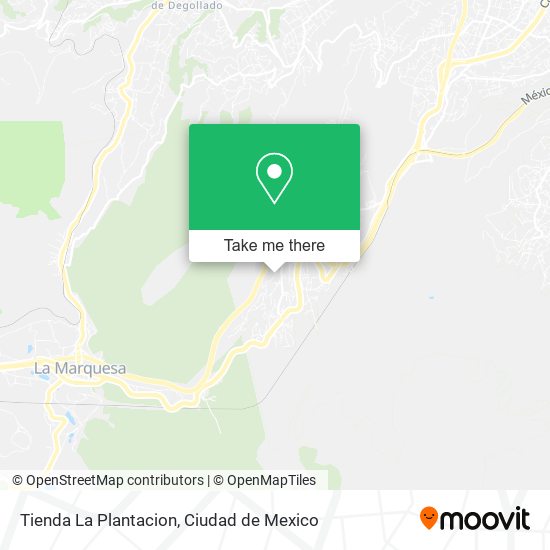 Mapa de Tienda La Plantacion