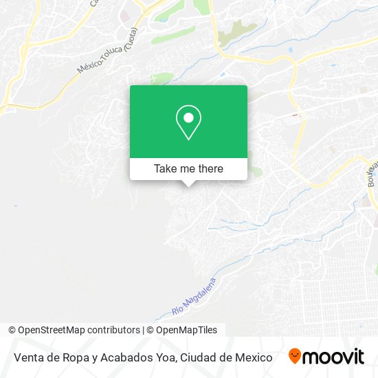 Venta de Ropa y Acabados Yoa map