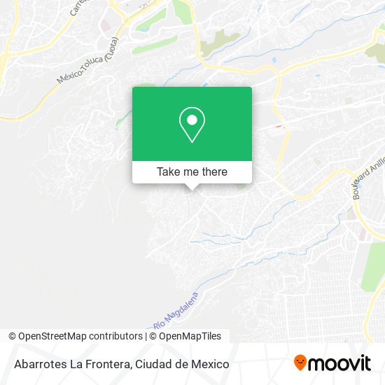 Abarrotes La Frontera map