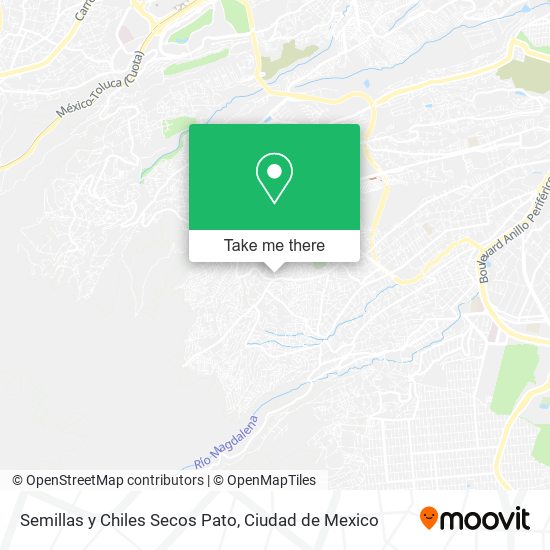 Mapa de Semillas y Chiles Secos Pato