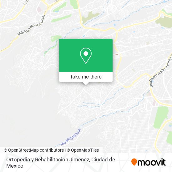 Mapa de Ortopedia y Rehabilitación Jiménez
