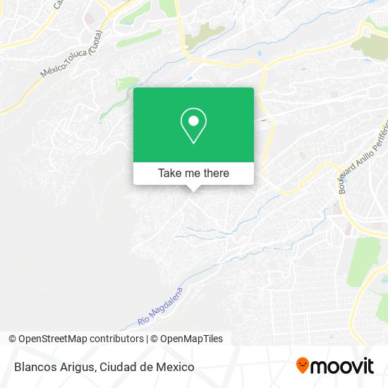 Blancos Arigus map