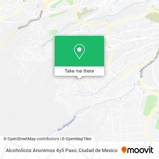 Mapa de Alcoholicos Anonimos 4y5 Paso
