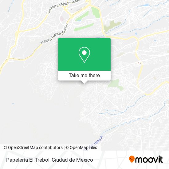 Papelería El Trebol map