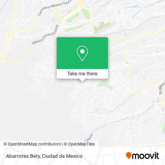 Abarrotes Bety map