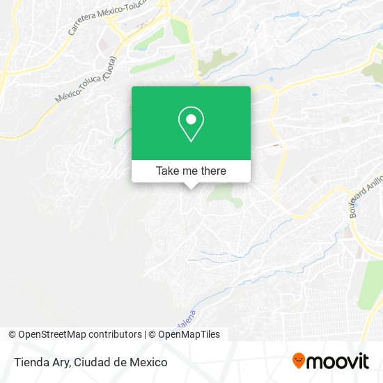 Mapa de Tienda Ary