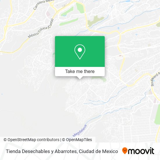 Tienda Desechables y Abarrotes map