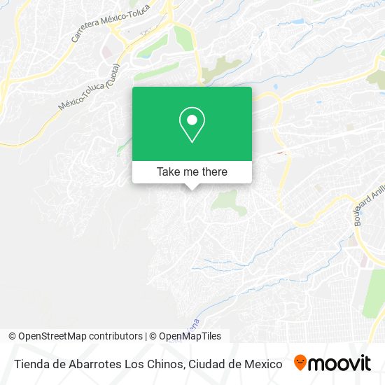 Mapa de Tienda de Abarrotes Los Chinos