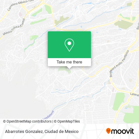 Abarrotes Gonzalez map