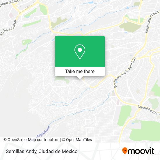 Semillas Andy map