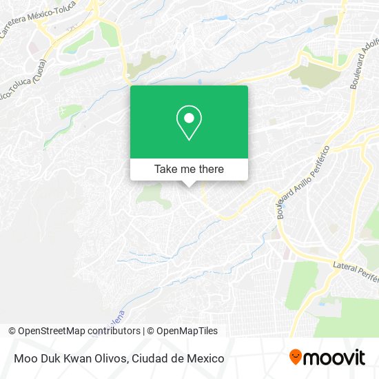 Mapa de Moo Duk Kwan Olivos