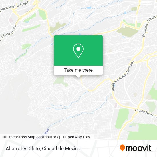 Abarrotes Chito map