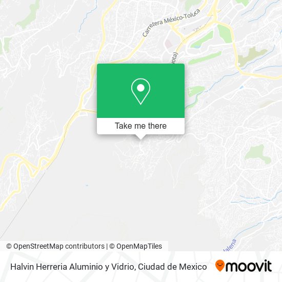 Mapa de Halvin Herreria Aluminio y Vidrio