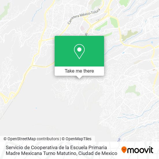 Servicio de Cooperativa de la Escuela Primaria Madre Mexicana Turno Matutino map