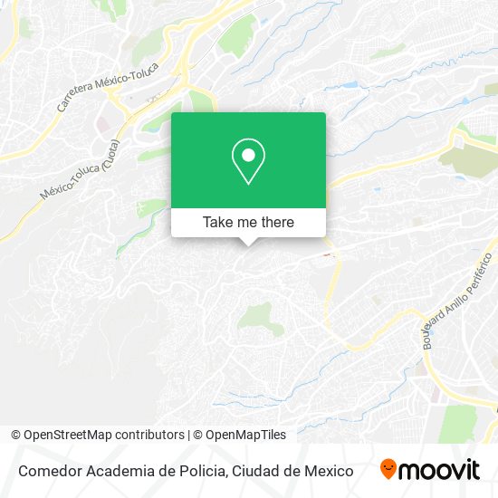 Mapa de Comedor Academia de Policia