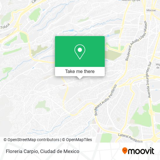 Floreria Carpio map